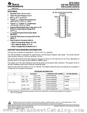 SN74LVC863ADBR datasheet pdf Texas Instruments
