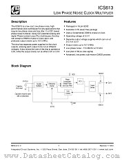 ICS613 datasheet pdf Texas Instruments