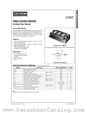 FMG1G300US60HE datasheet pdf Fairchild Semiconductor