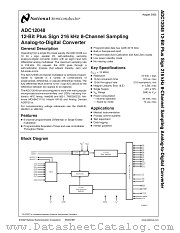 ADC12048CIV datasheet pdf National Semiconductor