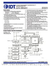 IDT72V2103L10PF8 datasheet pdf IDT