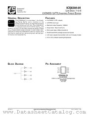 ICS8304-01 datasheet pdf Texas Instruments