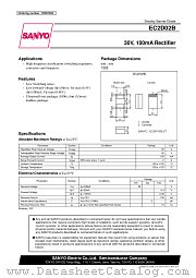 EC2D02B datasheet pdf SANYO