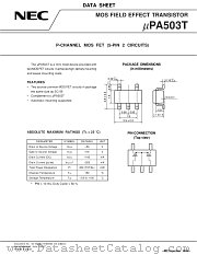 UPA503T-T1 datasheet pdf NEC