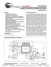 CY7C1323BV25-100BZXC datasheet pdf Cypress
