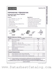 FDP42AN15A0_NL datasheet pdf Fairchild Semiconductor