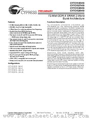 CY7C1518V18 datasheet pdf Cypress