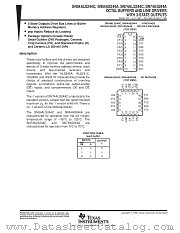 SNJ54AS244AW datasheet pdf Texas Instruments
