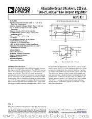 ADP3331ART-REEL7 datasheet pdf Analog Devices