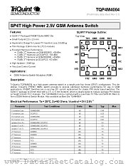 TQP4M4004 datasheet pdf TriQuint Semiconductor