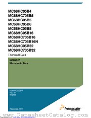68HC705B32 datasheet pdf Freescale (Motorola)