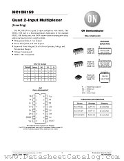 MC10H159MEL datasheet pdf ON Semiconductor