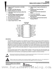 TRF4400PWR datasheet pdf Texas Instruments