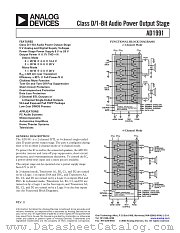 AD1991ASV datasheet pdf Analog Devices
