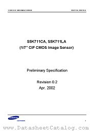 S5K711CA datasheet pdf Samsung Electronic
