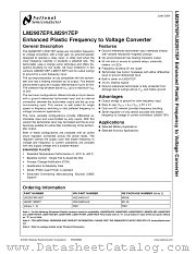 LM2917EP datasheet pdf National Semiconductor