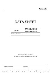 MN63Y1050 datasheet pdf Panasonic