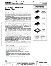 MC145483 datasheet pdf Freescale (Motorola)