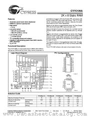 CY7C128A-20SC datasheet pdf Cypress