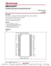 M63154AFP datasheet pdf Renesas