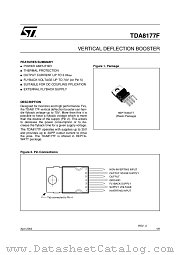 TDA8177F datasheet pdf ST Microelectronics