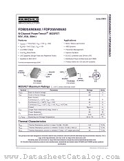 FDB20AN06A0 datasheet pdf Fairchild Semiconductor
