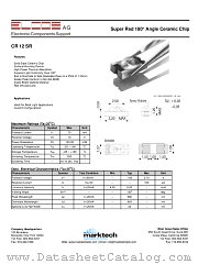 CR12SR datasheet pdf Marktech Optoelectronics