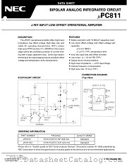 UPC811 datasheet pdf NEC
