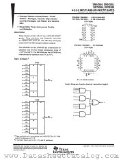 SNJ54S64FK datasheet pdf Texas Instruments