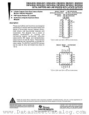 SNJ54S244FK datasheet pdf Texas Instruments