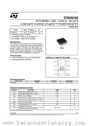 STS5N150 datasheet pdf ST Microelectronics