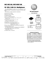MC10E158FN datasheet pdf ON Semiconductor