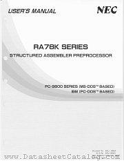 RA78K6 datasheet pdf NEC