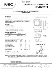 UPA652TT-E2 datasheet pdf NEC