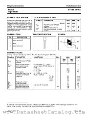 BT131-800 datasheet pdf Philips