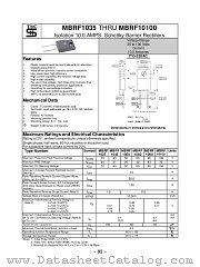 MBRF1045 datasheet pdf Taiwan Semiconductor