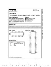 74ACT16240SSC datasheet pdf Fairchild Semiconductor