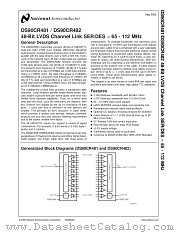DS90CR481VJDX datasheet pdf National Semiconductor