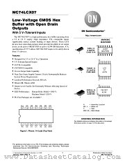 MC74LCX07DTR2 datasheet pdf ON Semiconductor