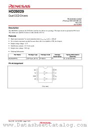 HD29029 datasheet pdf Renesas