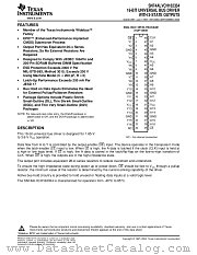 SN74ALVCH162334DLR datasheet pdf Texas Instruments