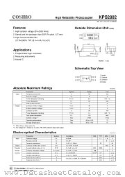 KPS2802 datasheet pdf Cosmo Electronics