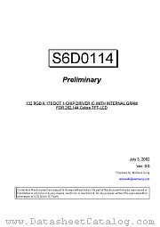 S6D0114 datasheet pdf Samsung Electronic