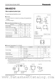 MA4SD10 datasheet pdf Panasonic
