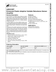 V62/04634-01 datasheet pdf National Semiconductor