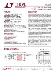 LTC3025 datasheet pdf Linear Technology