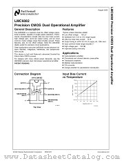 LMC6082AIN datasheet pdf National Semiconductor