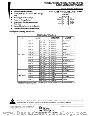 TL7705AMJGB datasheet pdf Texas Instruments