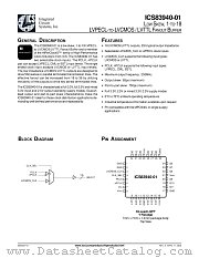 ICS83940-01 datasheet pdf Texas Instruments