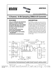 ADS7825PB datasheet pdf Texas Instruments